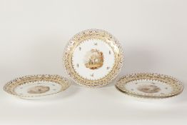 SERIES OF FOUR GERMAN LATE NINETEENTH CENTURY CABINET PLATES POSSIBLY BY HELENA WOLFSOHN AFTER