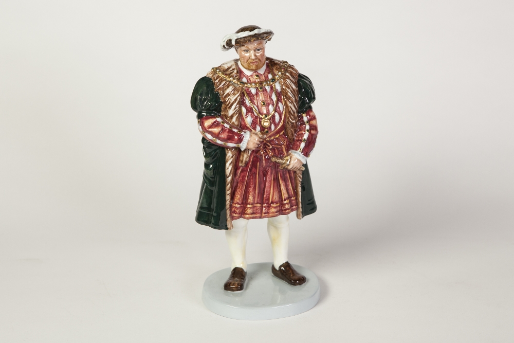 ROYAL DOULTON LIMITED EDITION CHINA FIGURE, Henry VIII, HN 3458, 9" (22.9cm) high, printed mark