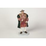 ROYAL DOULTON LIMITED EDITION CHINA FIGURE, Henry VIII, HN 3458, 9" (22.9cm) high, printed mark