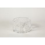 WATERFORD CUT GLASS MILLENNIUM CHAMPAGNE BOTTLE COASTER, 3" (7.6cm) high, 5 1/4" (13.3cm)