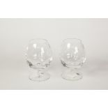 JOHN OF JOHN ROCHA AT WATERFORD IMPRINT BRANDY BALLOONS, 5 3/4" (14.6cm) high, in original box