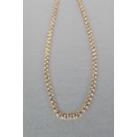 a 9ct GOLD CHAIN NECKLACE, 20.7gms