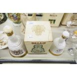 A COLLECTION OF BELLS SCOTCH WHISKY DECANTERS, PRINCE WILLIAM OF WALES, 21st JUNE 1982, IN