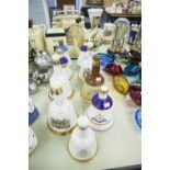 A COLLECTION OF ROYAL MEMORABILIA, WHISKY BELLS, WITH CONTENTS (9)