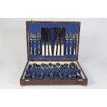 TWENTY FOUR PIECE CHROMIUM PLATED CANTEEN OF CUTLERY FOR SIX PERSONS