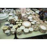GLADSTONE CHINA TEA SET FOR 12 PERSONS, (ONE CUP MISSING), LAKPIJAN TEA AND COFFEE SERVICE MADE