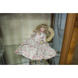 MAX HANDWERCK, GERMAN GIRL CHARACTER DOLL, WITH SOCKETED BISQUE HEAD, SLEEPING EYES, OPEN MOUTH,
