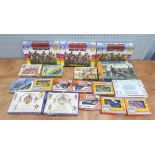 TIMPO, AIRFIX, ITALERI AND OTHERS BOXED MOULDED PLASTIC SMALL SCALE TOY SOLDIERS approximately 17