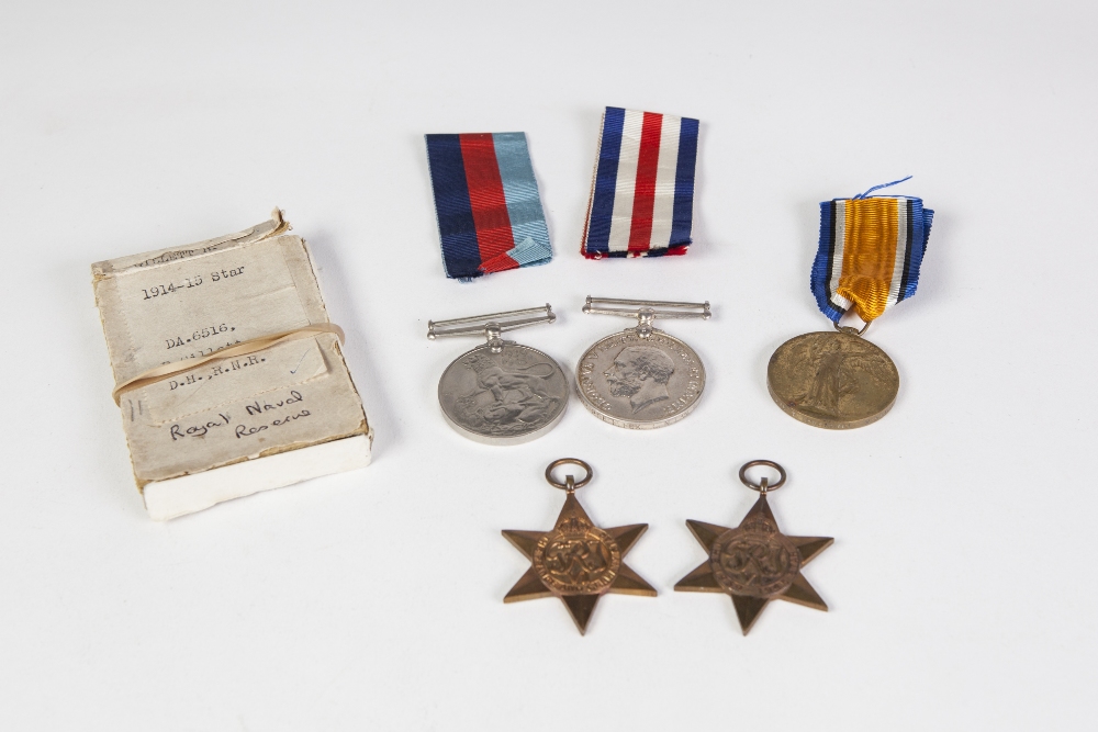 A SELECTION OF FIRST AND SECOND WORLD WAR MEDALS viz white metal 1914-18 service medal to 22673 Ptc.