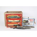 THREE TRAING HORNBY BOXED LARGE ITEMS GOODS ROLLING STOCK viz R342 Car Transporter, R634 Wagon and