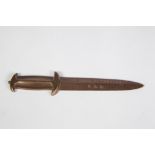 INTERESTING AND RARE CAST BRONZE PAPER KNIFE PROMOTING A 1925 CECIL B.DEMILLE SILENT MOVIE "THE ROAD