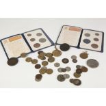 SUNDRY MAINLY PRE DECIMAL G.B. COINAGE but inlcluding Geo III penny 1806, South African silver