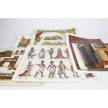 POLOCKS 'SLEEPING BEAUTY' TOY THEATRE, together with APPROX 40 COLOUR PRINTED SHEETS, mainly