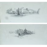 William Geldart PAIR OF ARTIST SIGNED LIMITED EDITION PRINTS OF PENCIL DRAWINGS 'Lymm Cross' (133/