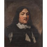 BRITISH SCHOOL (NINETEENTH CENTURY) OIL PAINTING ON CANVAS Bust length portrait of a man in