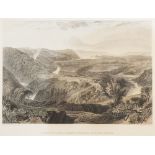 AFTER J.M.W. TURNER BY J. SCOTT AND OTHERS FOUR NINETEENTH CENTURY COLOURED ENGRAVINGS 'Aysgarth