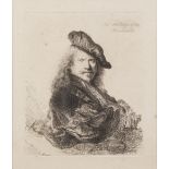 THOMAS WORLIDGE (1700-1766) EIGHT ETCHINGS Portraits after Rembrandt and others 6 1/4" x 5 1/4" (