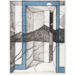 NORMAN JAQUES (1926 - 2014) TWO ARTIST SIGNED LIMITED EDITION COLOUR PRINTS 'The Blue Doorway' (2/
