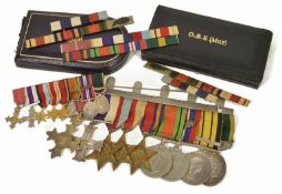 A group of eight medals WW2 and earlier awarded to Lt. Col. T.C.C. (Chippie) Lewin O.B.E., M.C.,