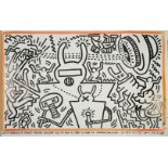 Keith Haring, (American, 1958-1990) Keith Haring at Robert Fraser Gallery London, October 19th -
