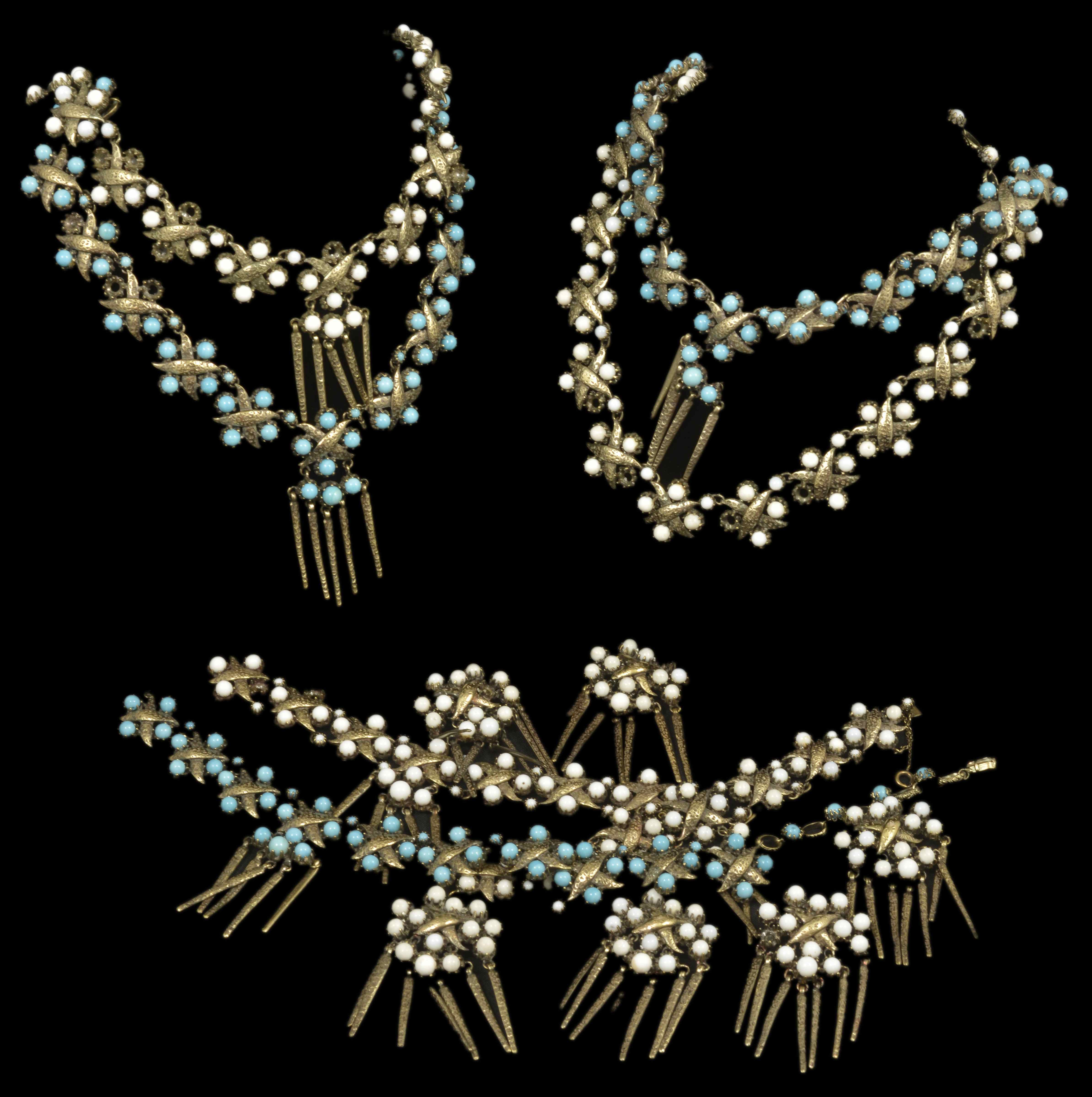 Christian Dior by Mitchel Maer 1954-1957 A collection of vintage Dior necklaces, bracelets, earrings