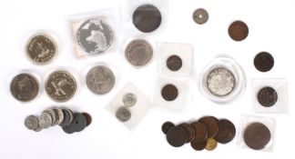 A collection of Foreign Coins, 19th and 20th century, Royaume de Belgique 10 cents 1905; USA 1