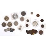 A collection of Foreign Coins, 19th and 20th century, Royaume de Belgique 10 cents 1905; USA 1