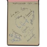 Cricket Autograph Memorabilia from 1949 to 1950 The Australian 1948 'The Invincibles' Cricket tour