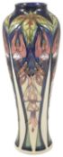 A Moorcroft pottery Marinka vase, by Rachel Bishop, dated 2003 of tall slender proportions with tube