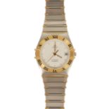 An Omega Constellation Chronometer Automatic gentleman's wristwatch the white dial with gilt bead