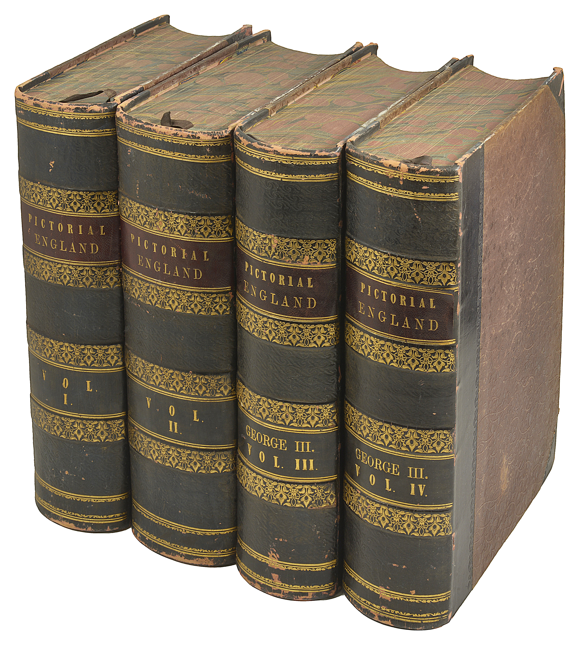 Charles Knight & Co; The Pictoral History of England, 1837, 4 Vols.Published by Charles Knight &