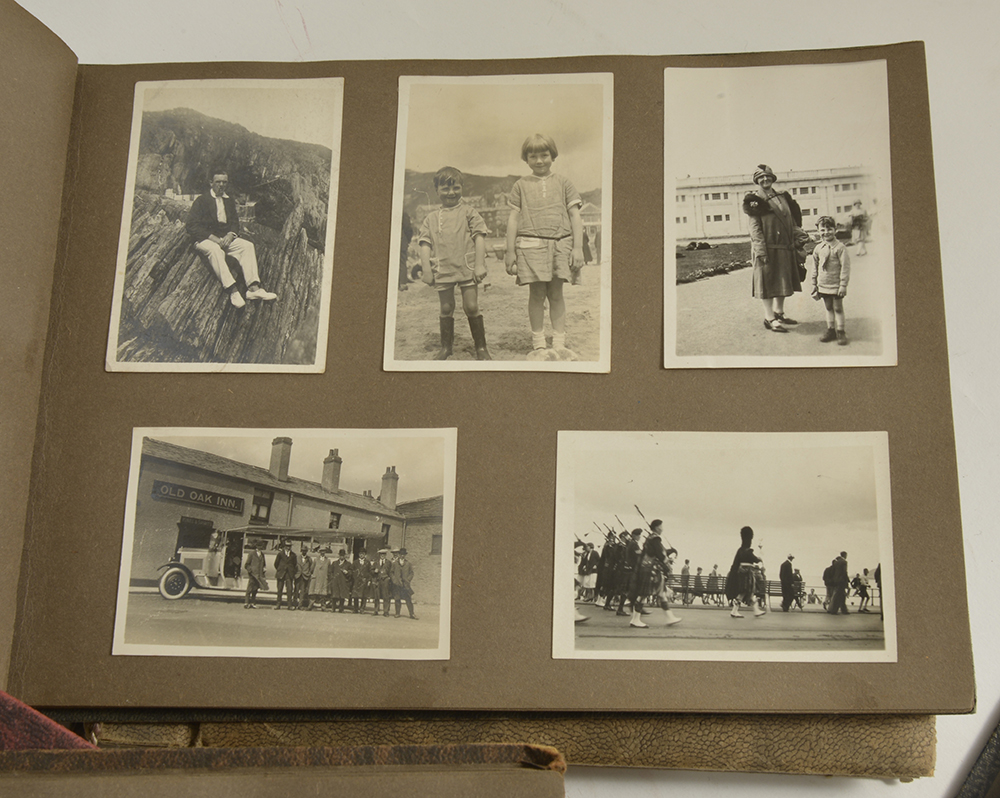 A collection of black and white photograph and greeting card albums, 1930'scomprising photographs of - Image 2 of 4