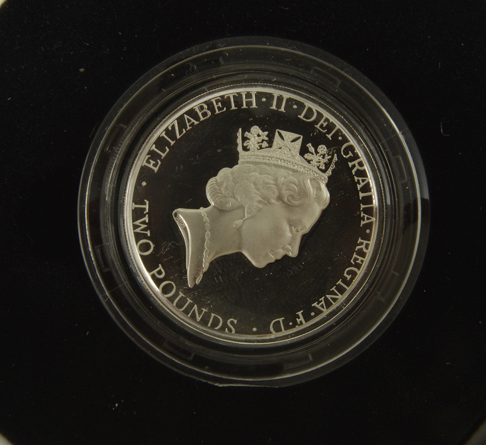 A selection of Sporting, USA and UK Commemorative coinage1 x 1996 UK silver proof œ2 coin 'A - Image 4 of 4