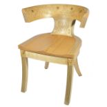 A Stewart Linford Sir Steve Redgrave Limited Edition Chair, 20th century