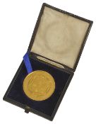 A 22ct gold University of London Bachelor of Medicine Prize Medal Presented to Henry Betham Robinson