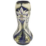 A contemporary Moorcroft Rachel Bishop 'Meadow Star' vase, circa 2001waisted cylindrical vase