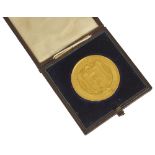 A 22ct gold University of London Bachelor of Surgery Prize Medal Presented to Henry Betham