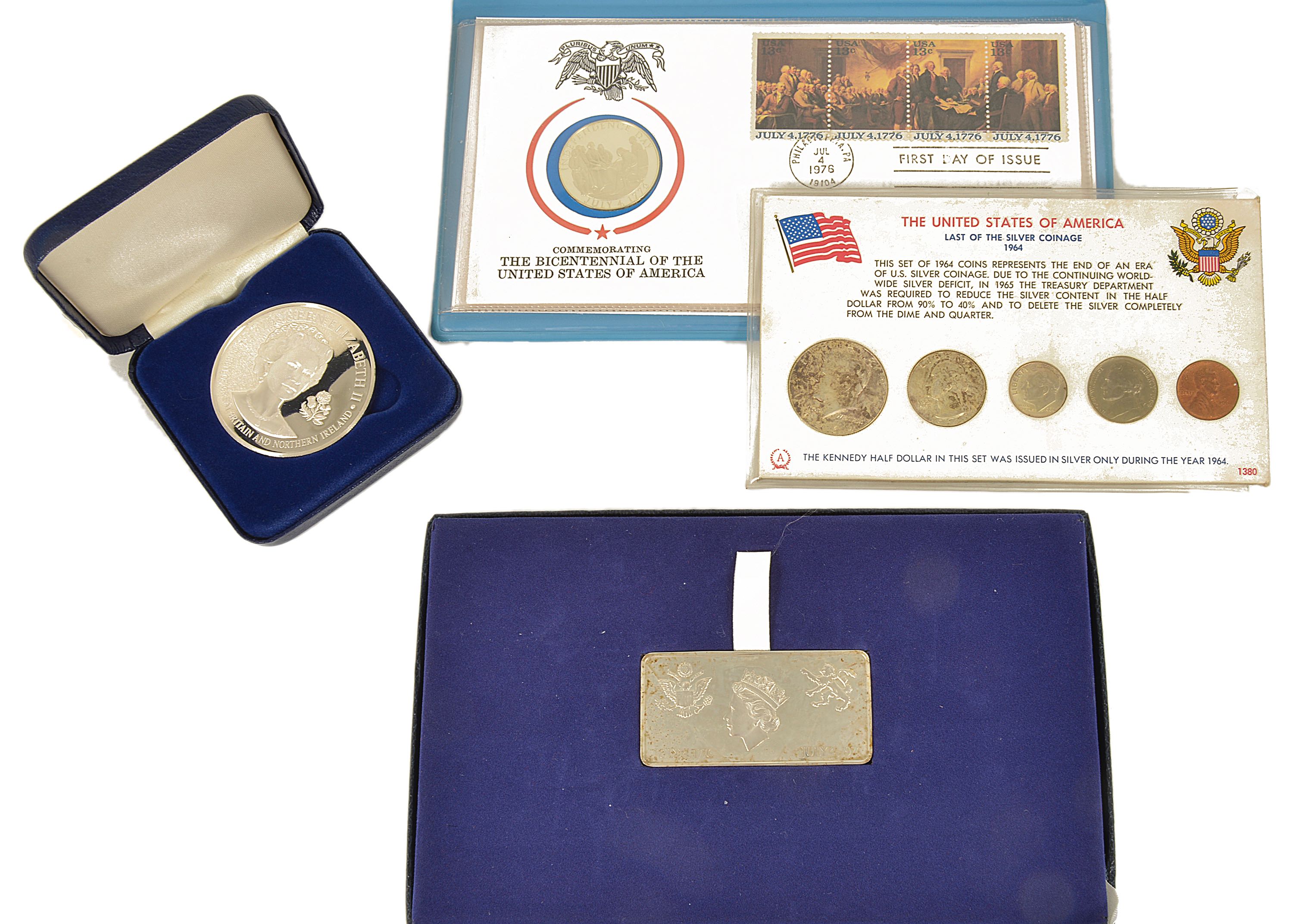 A selection of Sporting, USA and UK Commemorative coinage1 x 1996 UK silver proof œ2 coin 'A - Image 2 of 4
