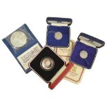 A selection of Sporting, USA and UK Commemorative coinage1 x 1996 UK silver proof œ2 coin 'A