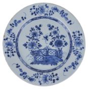 A tin glazed Delft plate