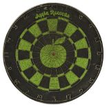 An original late 1960s Apple Records promotional dartboard,