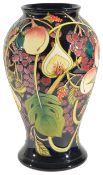 A large contemporary Moorcroft vase by Emma Bossons 'Queens Choice' circa 2000