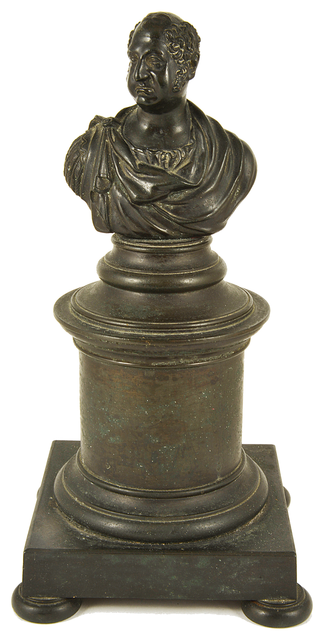 A bronze bust of the Prince Frederick, Duke of York and Albany