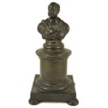 A bronze bust of the Prince Frederick, Duke of York and Albany