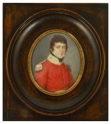 A 19th century portrait miniature of a gentleman