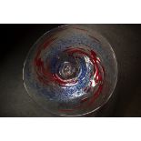 Original Bargain Hunt themed glass blown plate by Charlotte Hughes-Martin