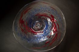 Original Bargain Hunt themed glass blown plate by Charlotte Hughes-Martin