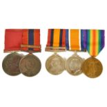 Cecil Stanley Smoothy and B.G Smith Fire Brigade and Military medals