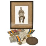 C.Q.M. SJT. W. Farquharson and PTE. A. Farquharson military medals