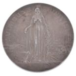 L. Hujer: A large Austrian silver 1908 Jubilee medallion,